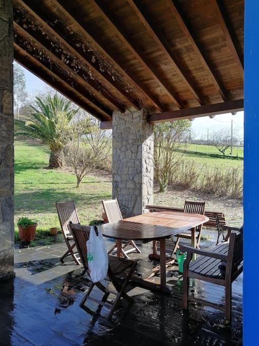 La Casa Azul De Lua Un Lugar Magico Villa Juncedo Dış mekan fotoğraf