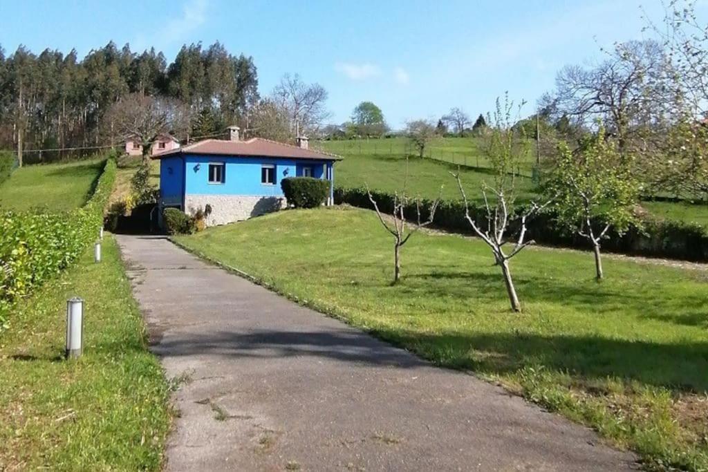 La Casa Azul De Lua Un Lugar Magico Villa Juncedo Dış mekan fotoğraf