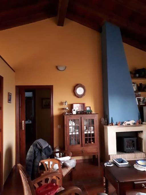 La Casa Azul De Lua Un Lugar Magico Villa Juncedo Dış mekan fotoğraf
