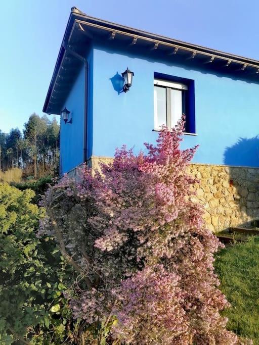 La Casa Azul De Lua Un Lugar Magico Villa Juncedo Dış mekan fotoğraf