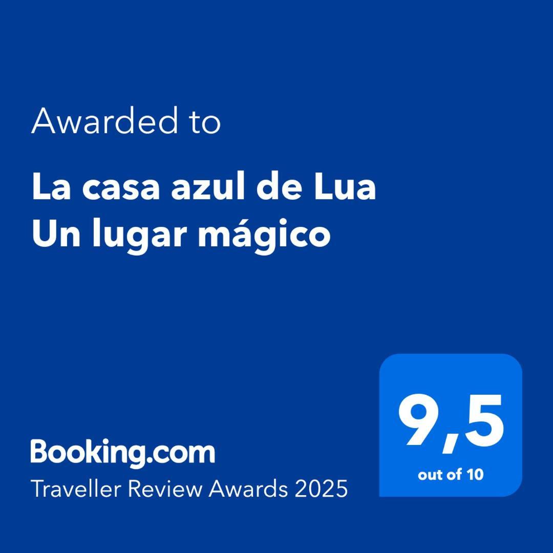 La Casa Azul De Lua Un Lugar Magico Villa Juncedo Dış mekan fotoğraf